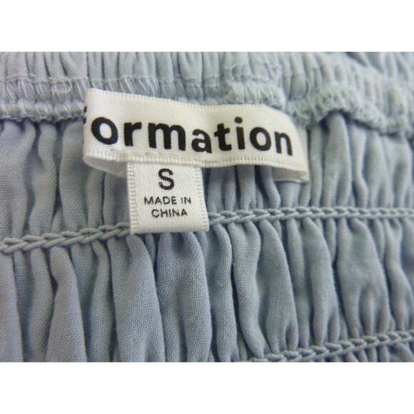 Reformation Clancy Top Blue Size S - Picture 4 of 5